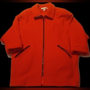 The Limited Bold Orange Wool Coat